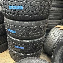 33 X 12.50 R20 Toyo Open Country Set of 4