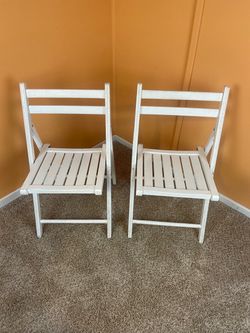 Two Foldable Chairs