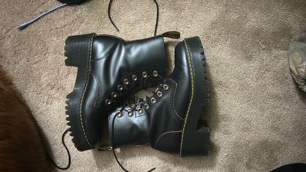 Black Heeld Doc Martins