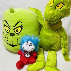 Dr Seuss Plush Toys How the Grinch Stole Christmas Toys