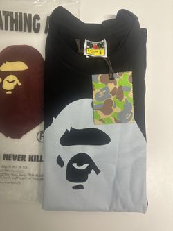 Bape ABC shirt “black Light Blue”
