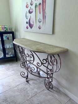 Stone Entryway Table