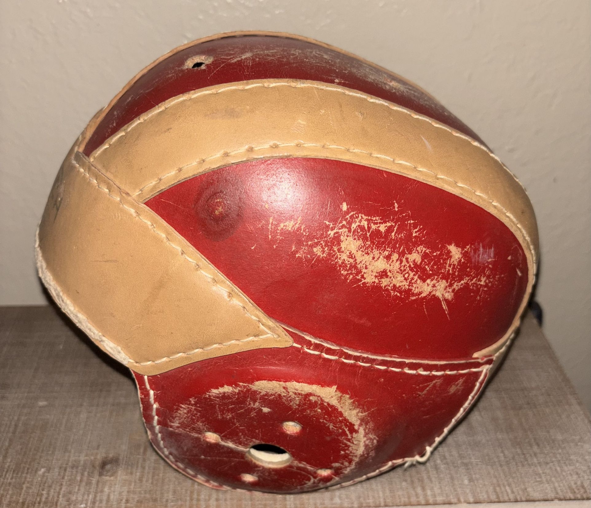 Vintage 1930’s-1940’s Hutch H-18 Leather Helmet 