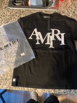 AMIRI Core Sketch Logo Luxury T-Shirt - Black/White