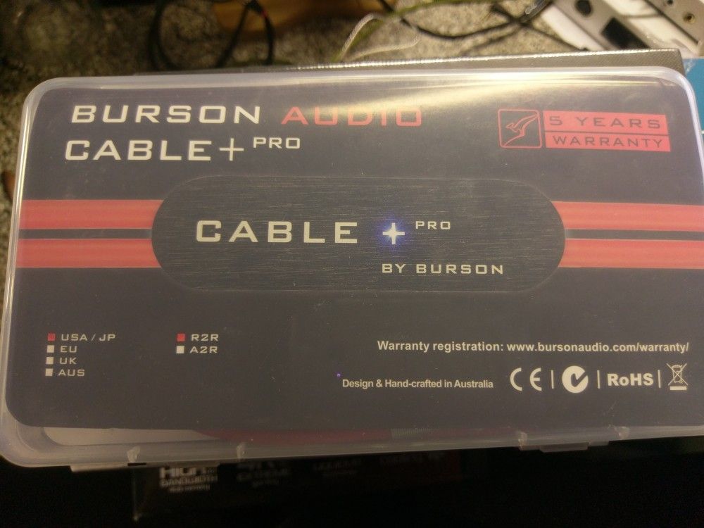 Burson audio cable + pro