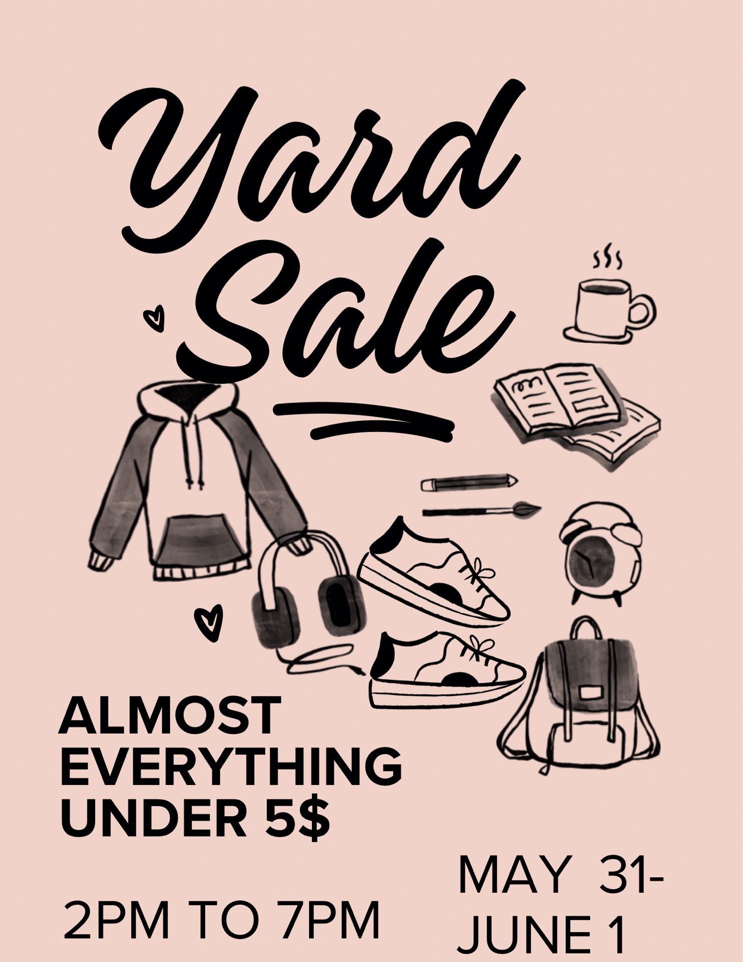 AFTERNOON YARD SALE!