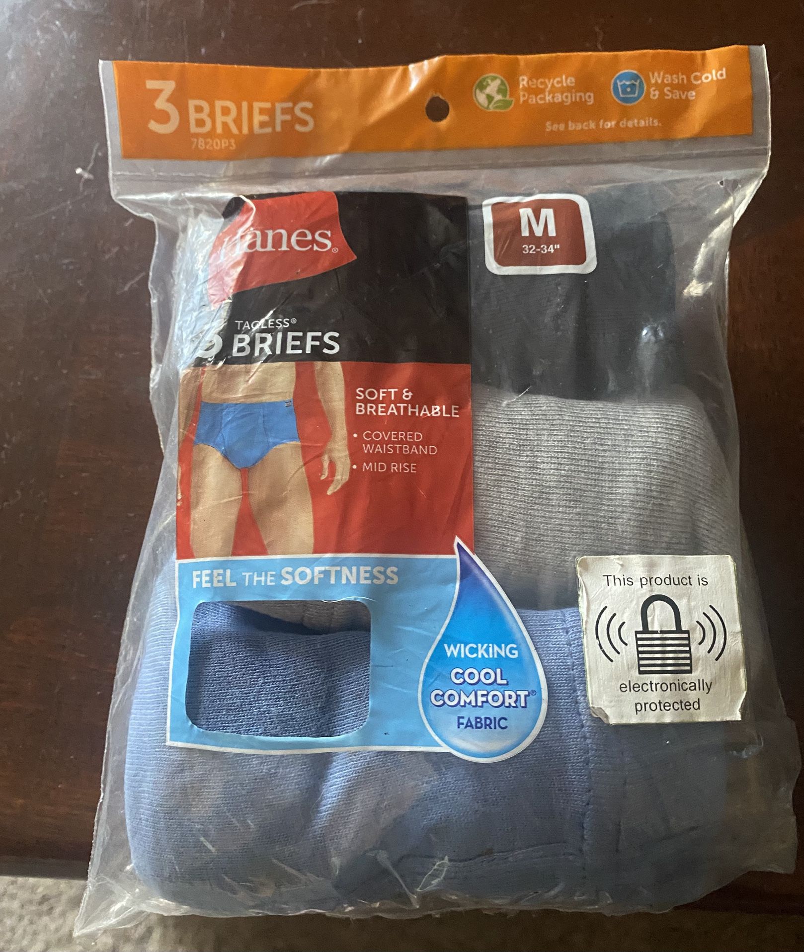 3 Pairs Of Men’s Briefs 