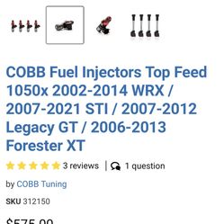 Cobb Fuel Injectors 1050x