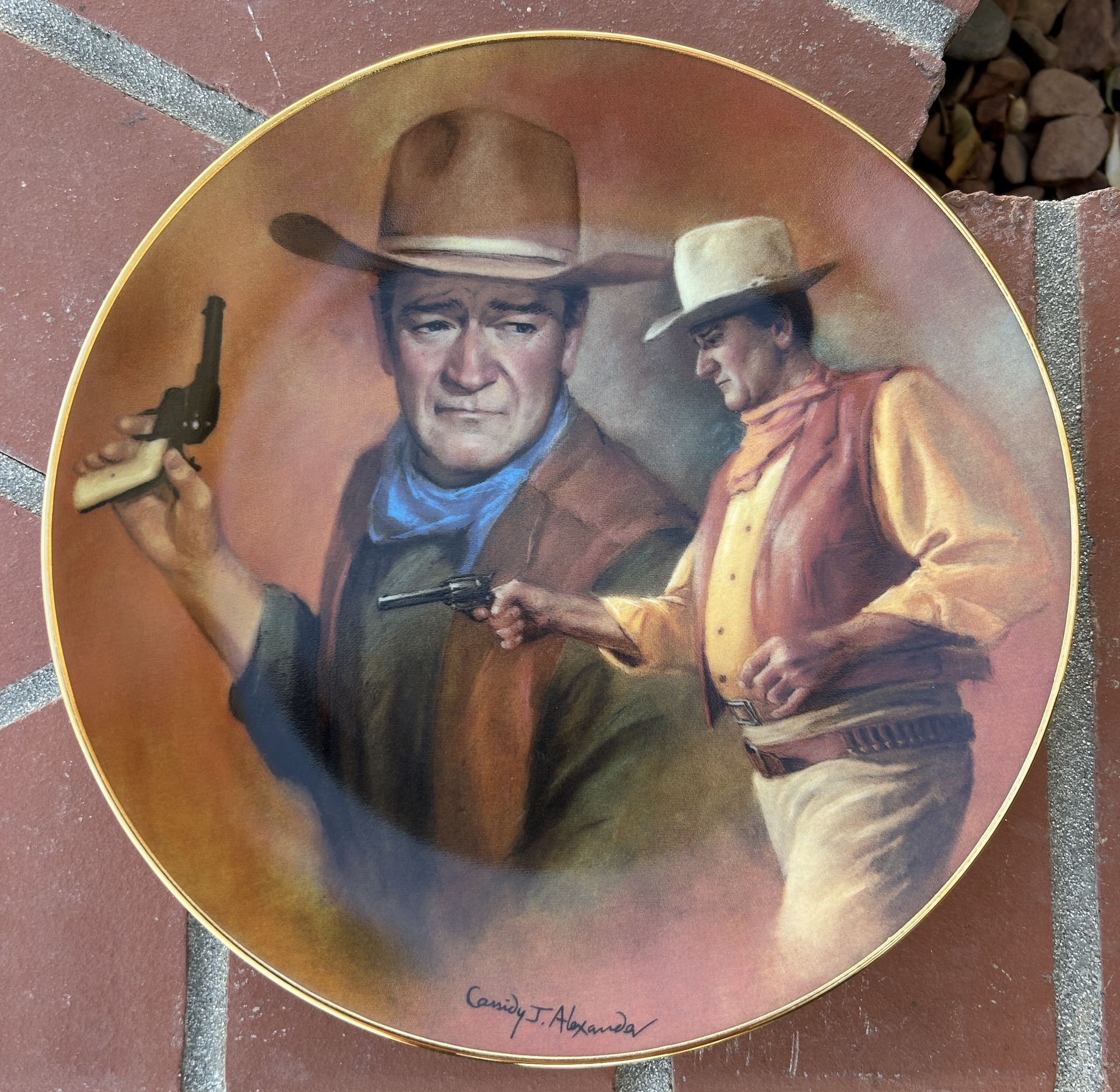 John Wayne Collectors Plate