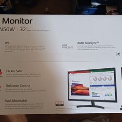 LG 32in FHD IPS GAMING MONITOR 32MN50W