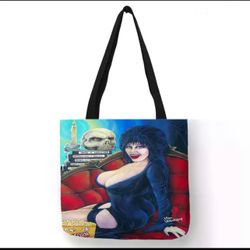 Horror Tote Bag Freddy Krueger Elvira