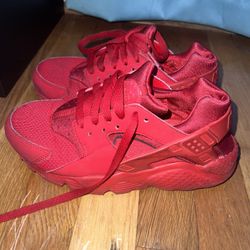 Red Nike Hurricane Shoes