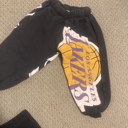 Zara Toddler Boys Sweat Pants 2-3 Y Lakers 