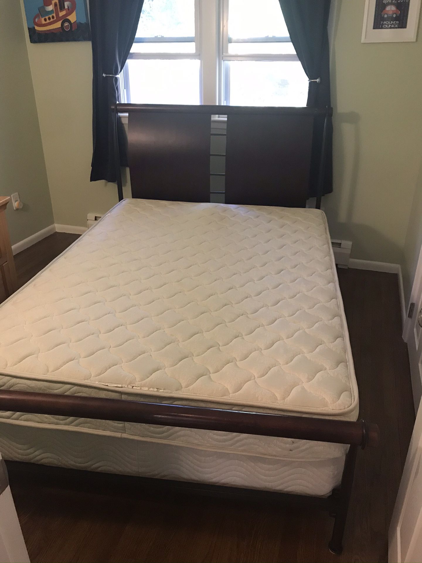 FREE full size head board and footboard