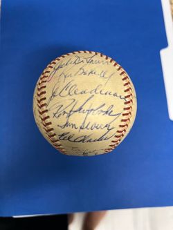 1969 New York Miracle Mets , Team Autographed Baseball . Original Owner - No papers . Very real