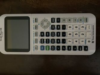 TI 84 Plus CE White Graphing Calculator mint condition