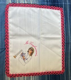 Recuerdos, Servilletas Para Confirmación!! Con Ondas Tejidas 🧶