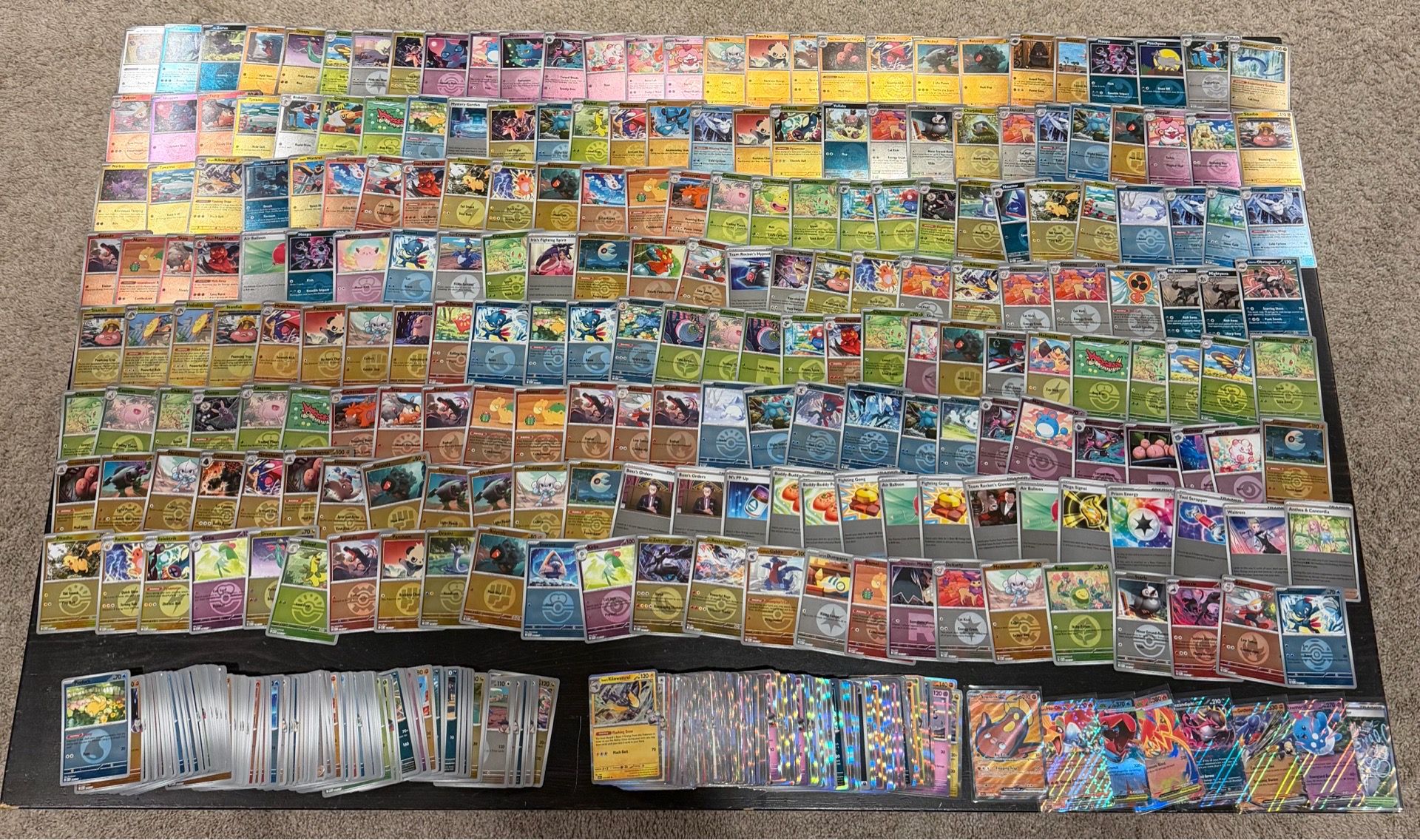 Pokemon Ascended Heroes Poke Ball/Element/Reverse Holo/EX Lot Of 575 Cards