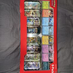 Authentic Pokémon TCG Eeveelutions mini tin 8-pack.