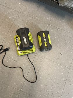 Ryobi 40V 4A Batteries & Charger