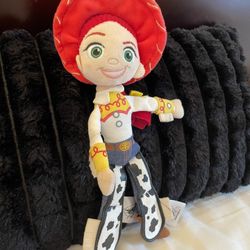 Disney Store Toy Story Plush Jesse Doll Stuffed Toy 11"