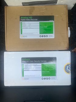 Security cameras set Qsee