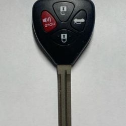 Toyota Corolla Key, Toyota Camry Key, Toyota Avalon Key, Toyota Prius Key, Toyota RAV4 Key, Toyota Tacoma Key, Toyota Tundra Key, Toyota Highlander 