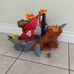 Imaginex Shark pirate Ship