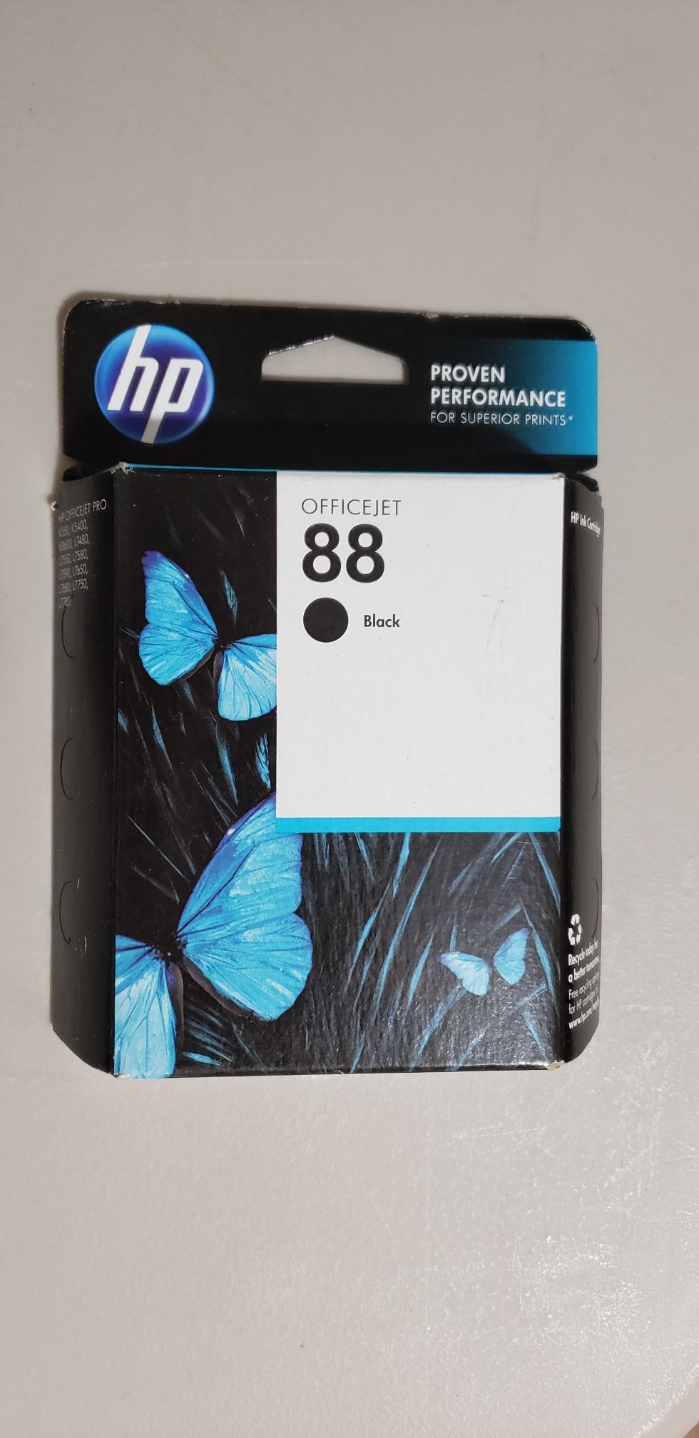 Genuine HP 88 Black ink cartridge C9385AN. Condition is New.