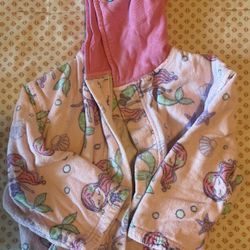 Girls Pink Mermaid Swim Robe