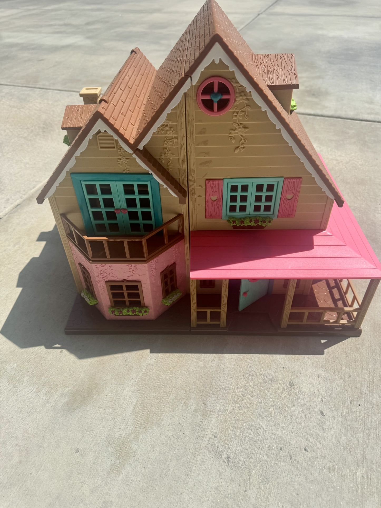 Dollhouse with Porch and Balcony – $15 OBO