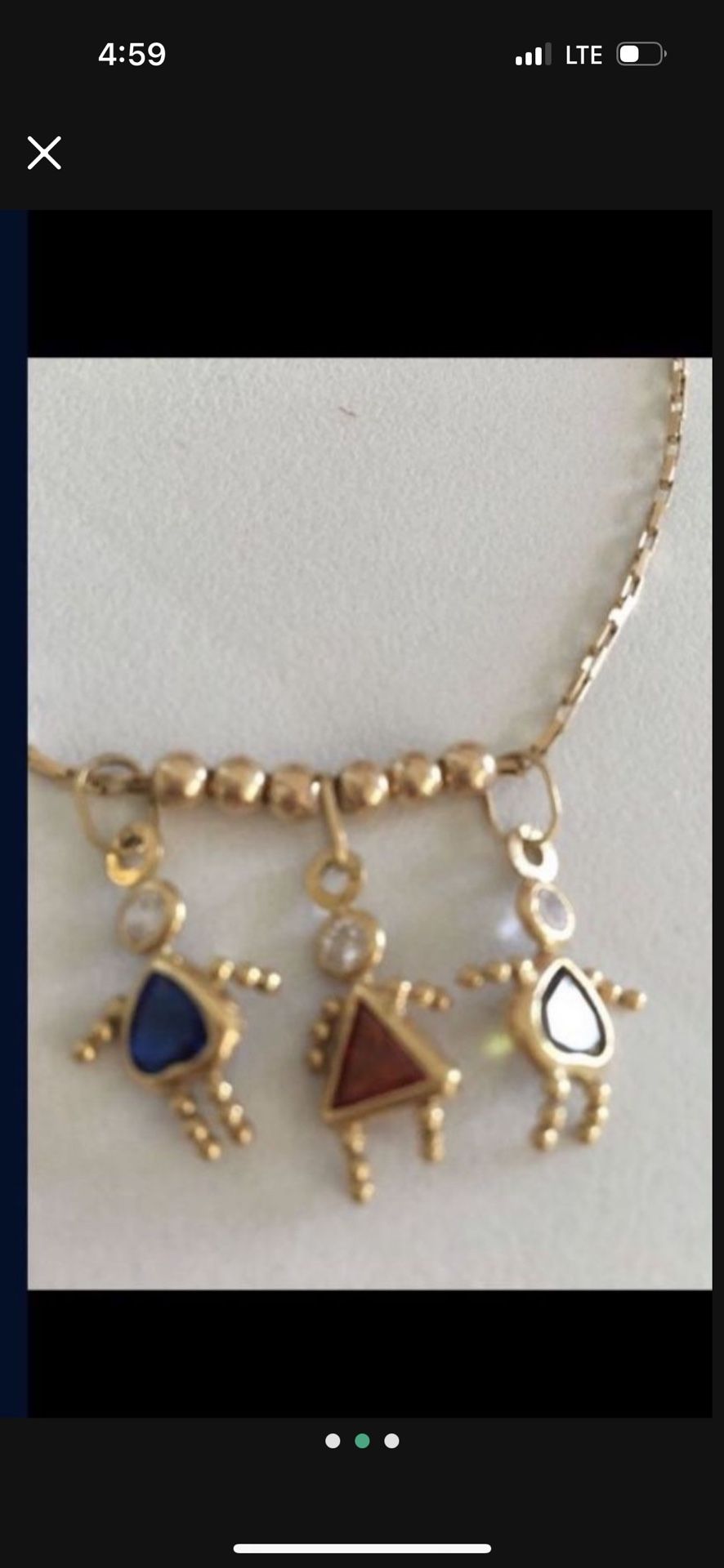 14k Gold Chain & Pendants