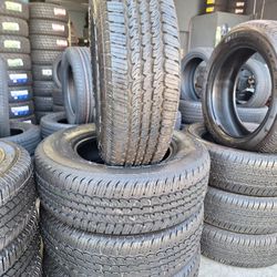 LT 275/70/18  CONTINENTAL  (4 GOOD USED TIRES)