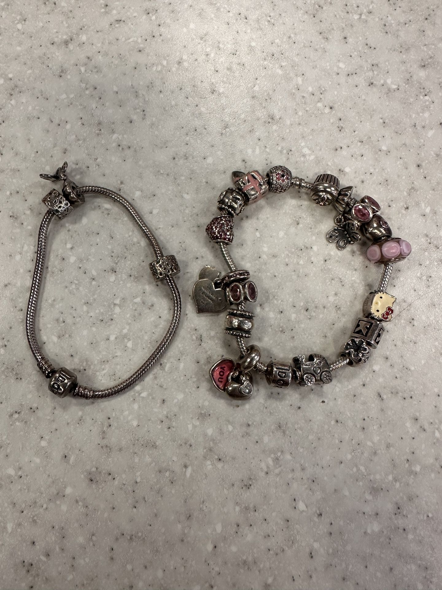 Two Pandora Bracelets