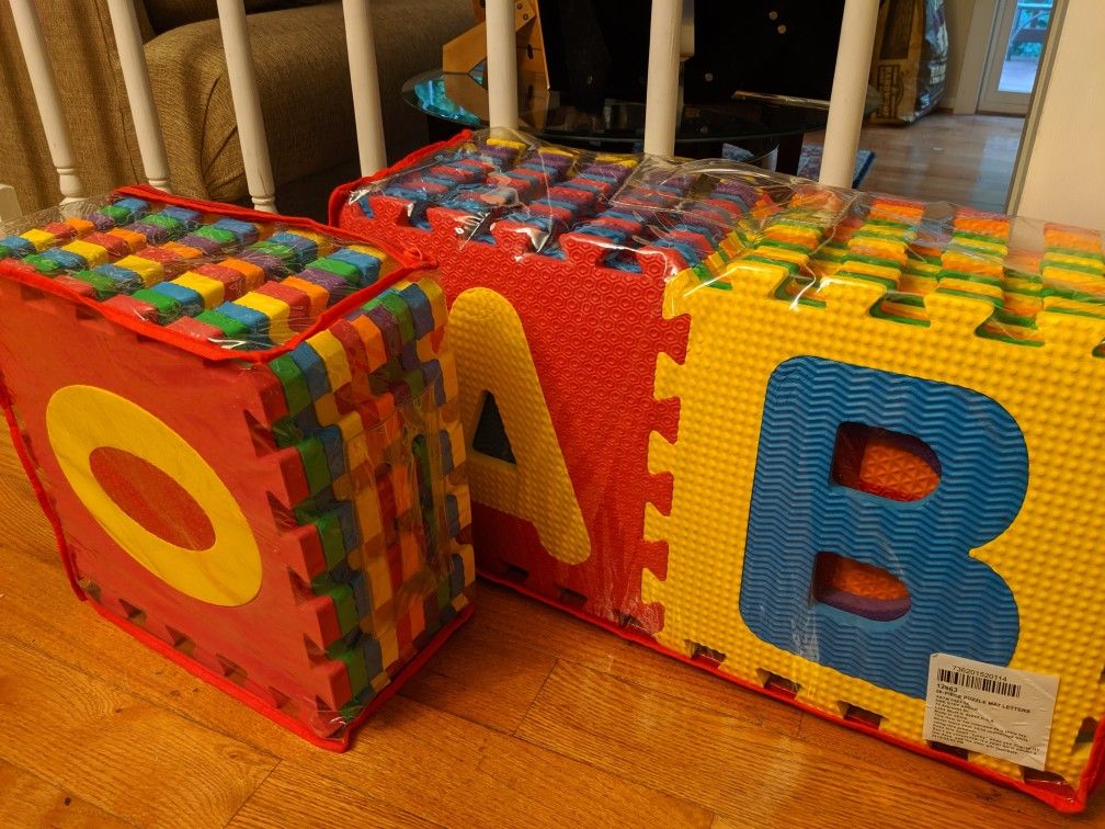 Puzzle Mat Letters