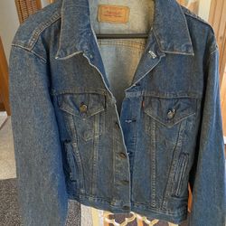 Levi Jean Jacket. Men’s Size 46