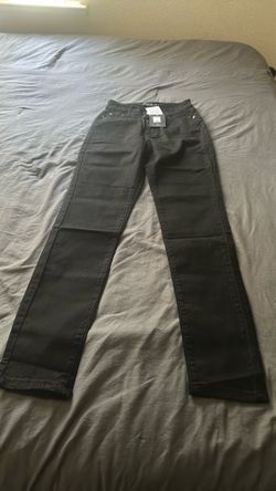 Fashion Nova, High Rise Jeans, Black Size 7