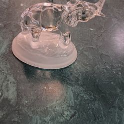 Glass Elephant 5"