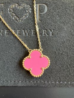10k Yellow Gold Clover Necklace