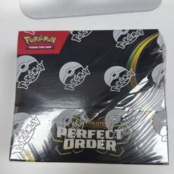 Pokemon Mega Evolution Perfect Order Booster Box Sealed