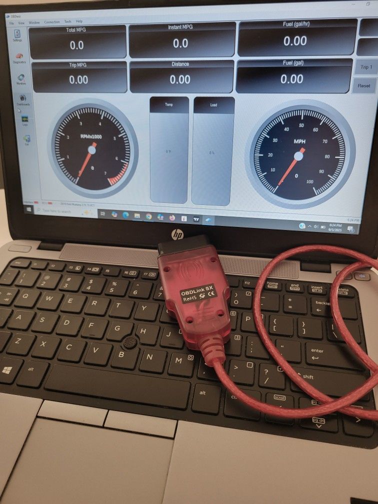 Diagnostics OBDII Scanner (Can Check OBD Readiness Monitors)