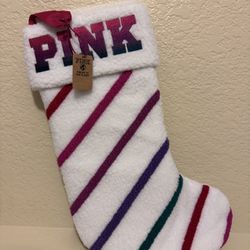Victoria’s Secret Pink Stocking/water Bottle/blanket