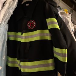 Kids Fire Man Costume 3-4T