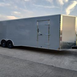 8.5 X 28ft Plus V Nose Cargo Trailer - Car Hauler 