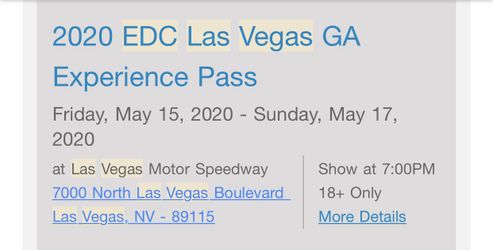 2 EDC TICKETS !