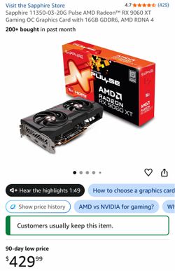 Sapphire Pulse AMD Radeon RX 9060 XT 16 GB