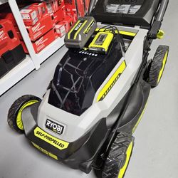 RYOBI 40V CORDLESS BRUSHLESS SELF-PROPELLED KIT BATTERY AND CHARGER NEW 