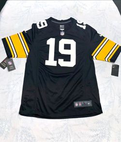 New Black Nike JuJu Schuster 19 NFL Adult Jersey Steelers Men’s Size Large