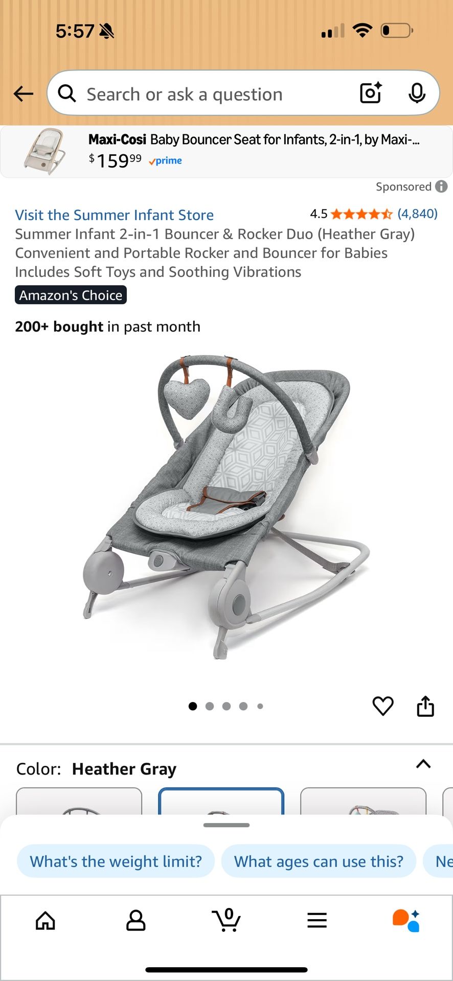 Baby Bouncer / Rocker