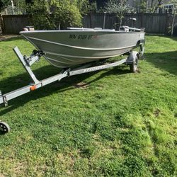 15 Foot Welded Aluminum Boat 